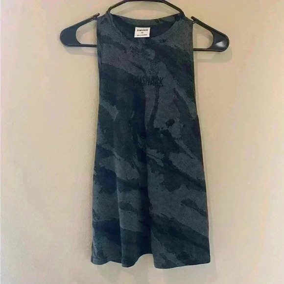 Gymshark Camo Print Racerback Exercise Top size XS - Picture 1 of 4